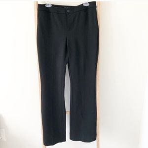 NYDJ Stretchy Straight Leg Black Dress Pants